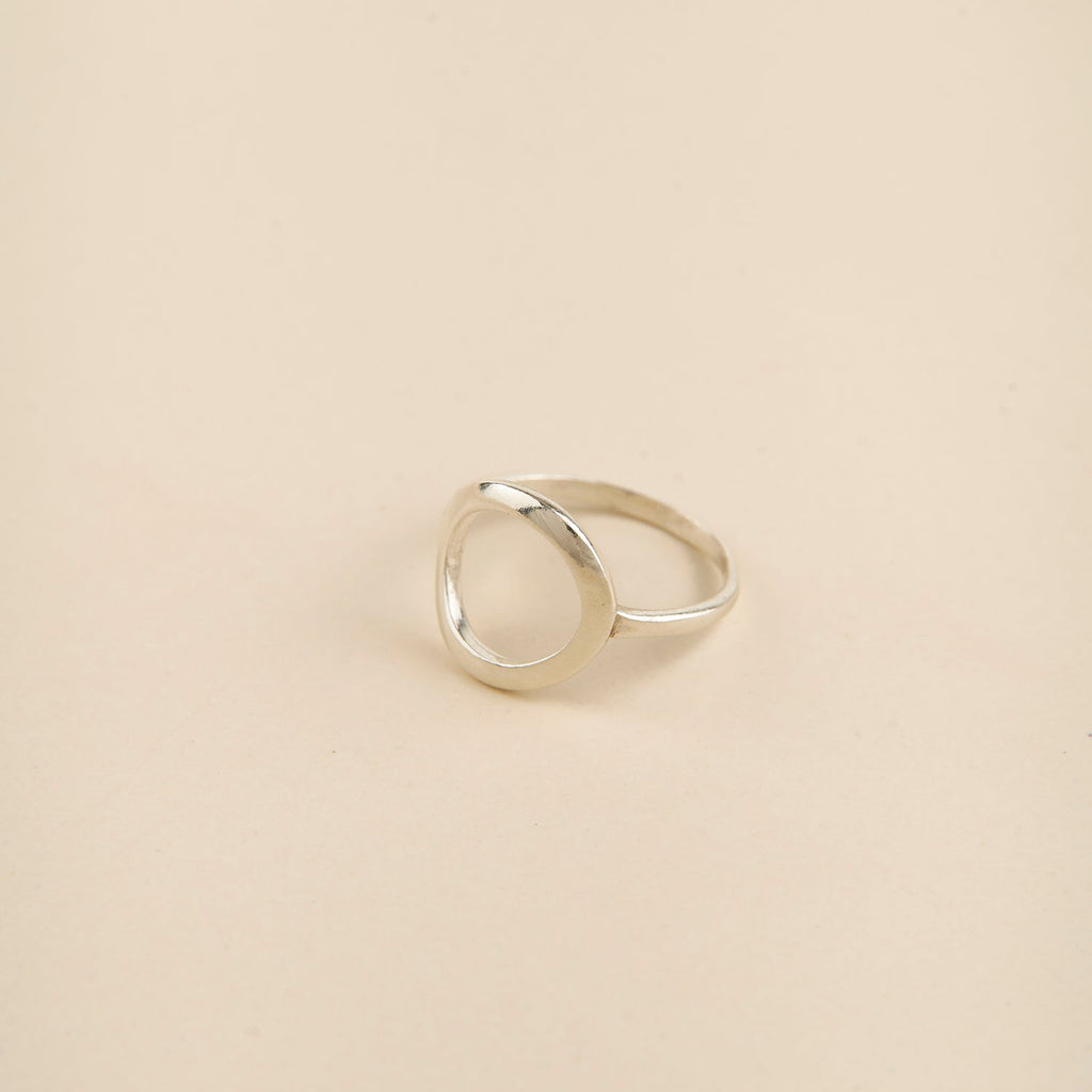 Anel Círculo Vazado