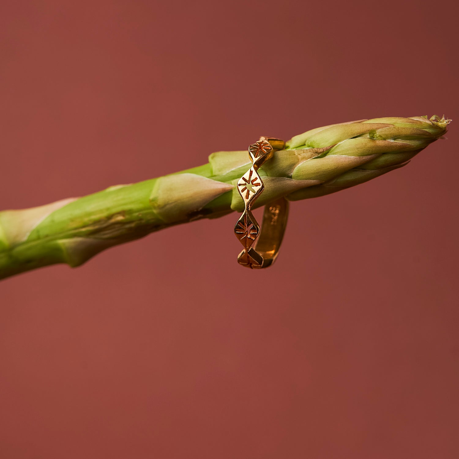 Anel Losângulos Estrela Cadente