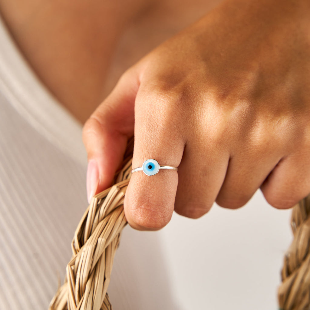 Anel Olho Turco Madrepérola