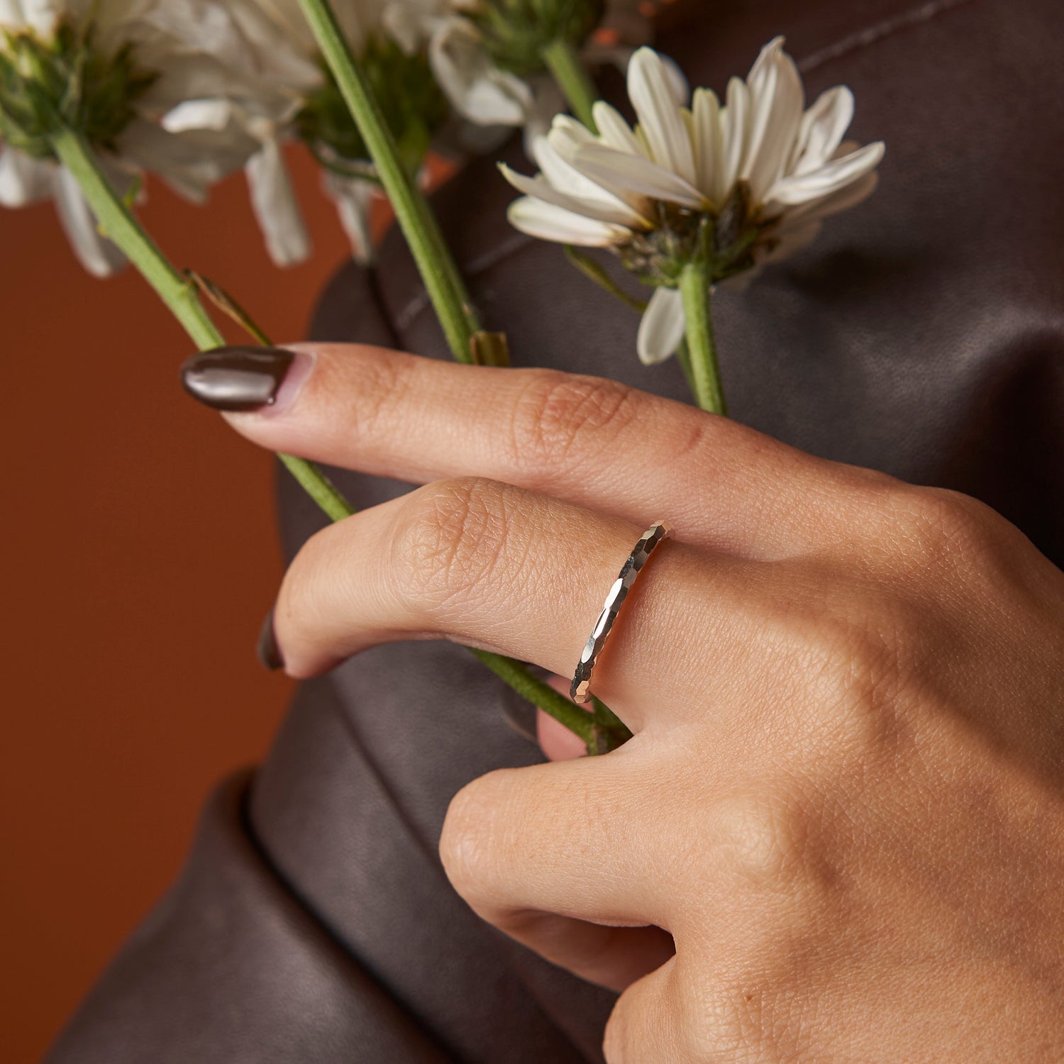 Anel Facetado Ajustável