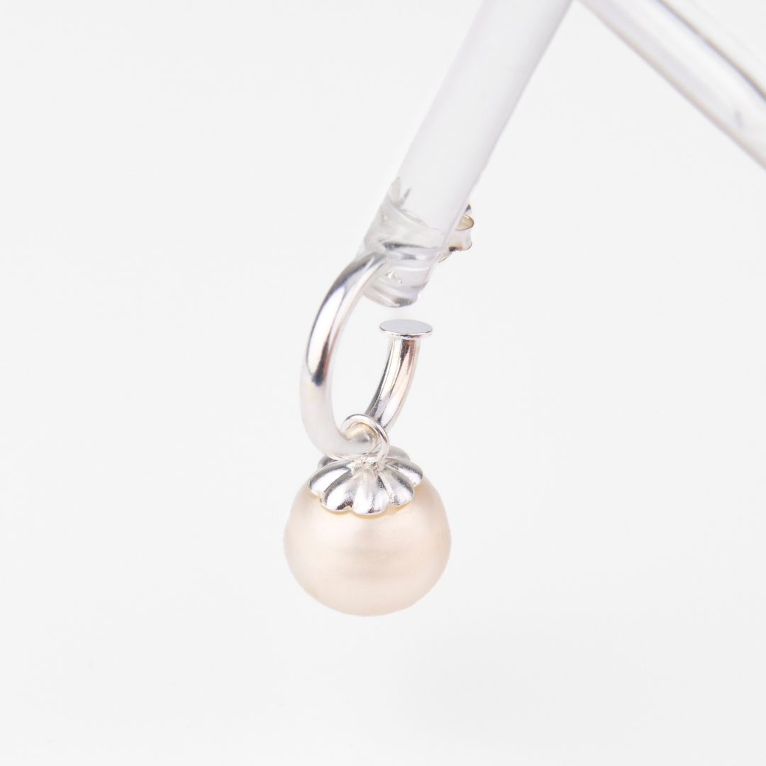 Argolas com Pérola Statement