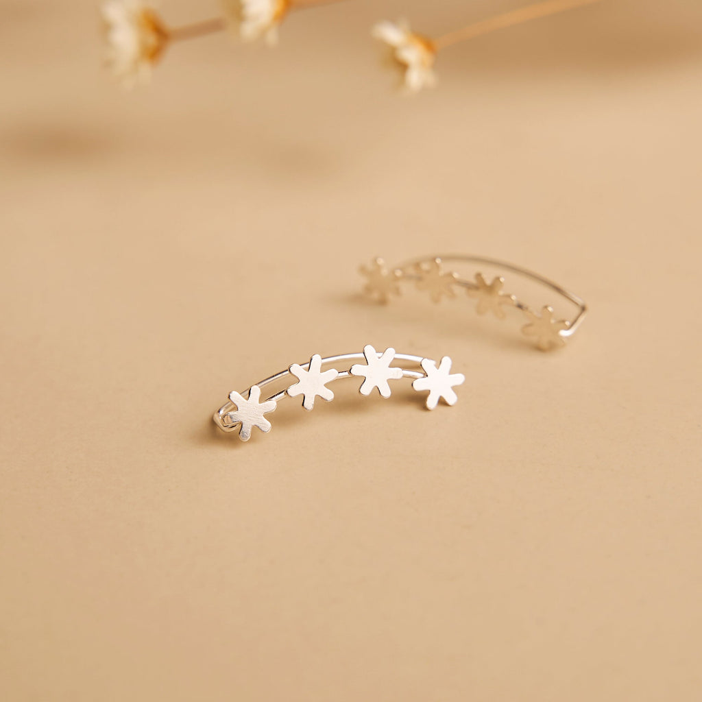 Brincos Corridos Flores