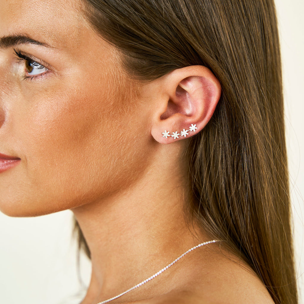 Brincos Corridos Flores