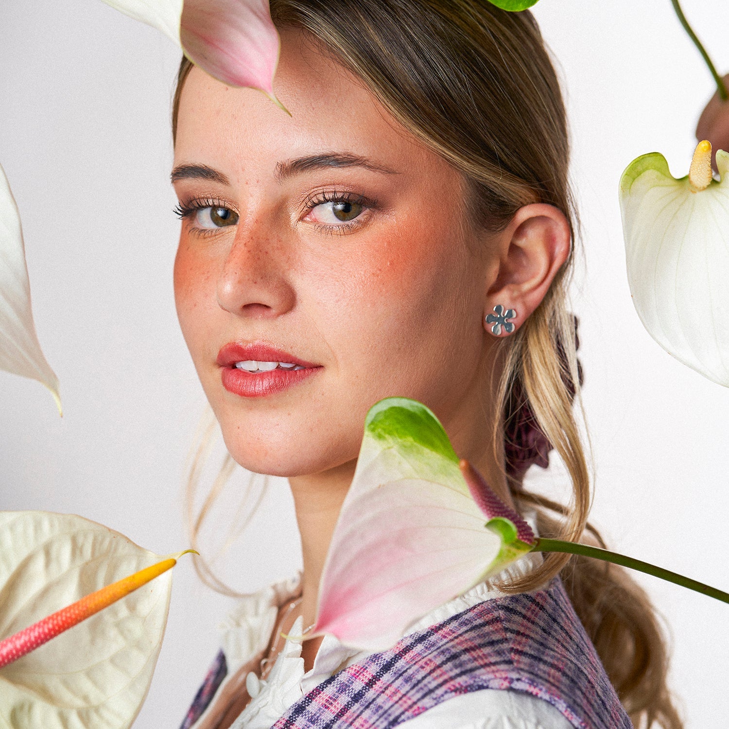 Brincos Flower Power