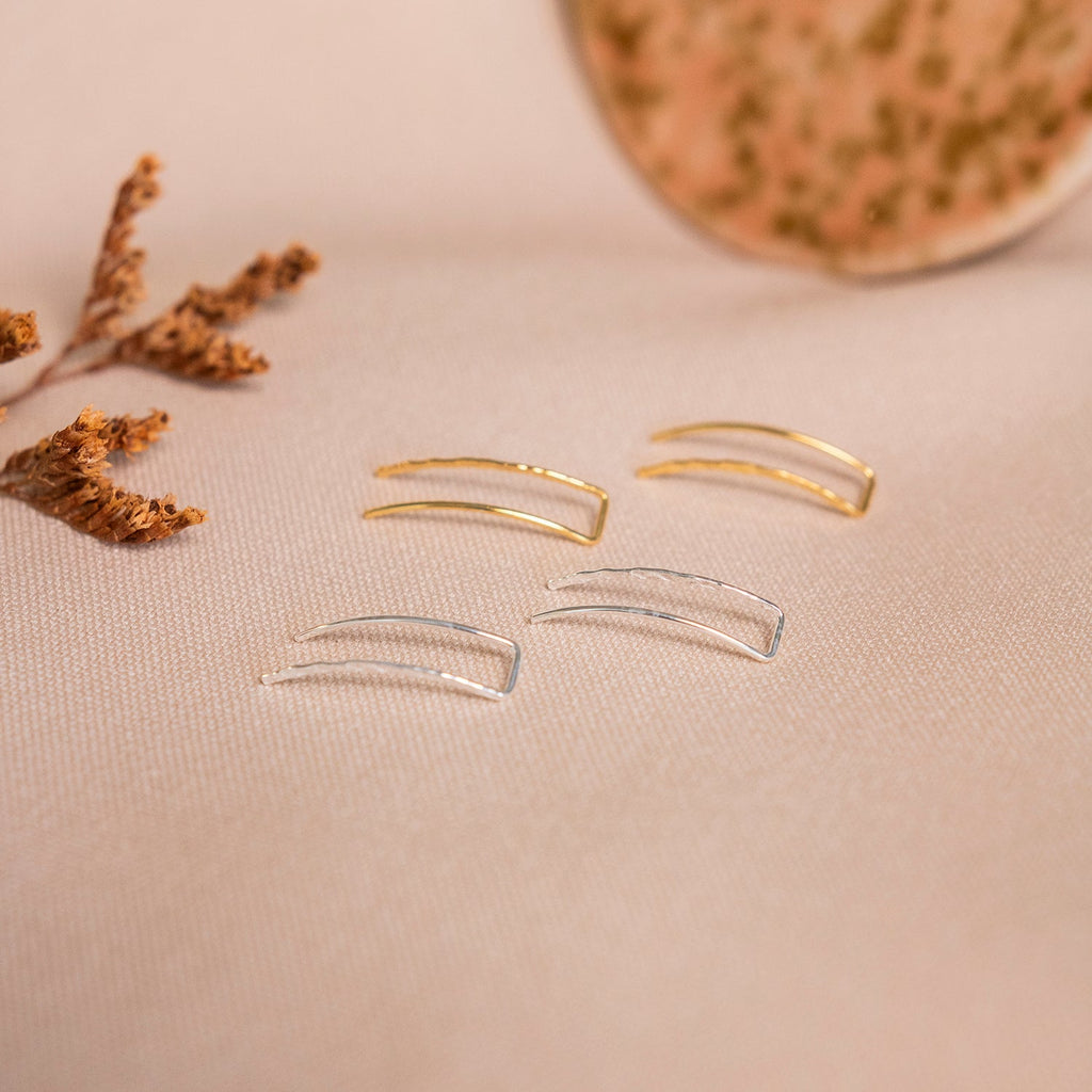 Brincos Corridos Martelados