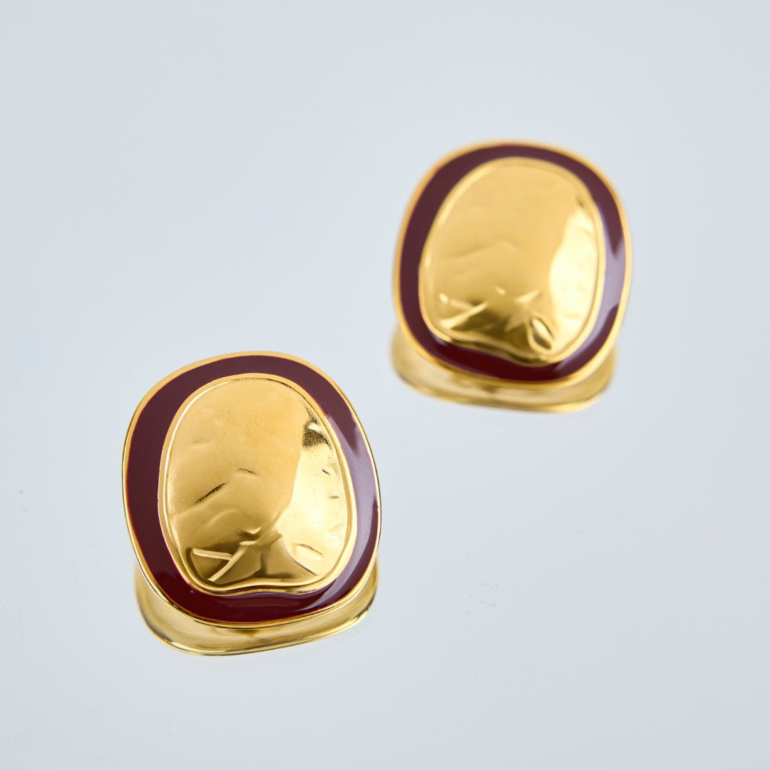 Brincos Ovalados Orgânicos