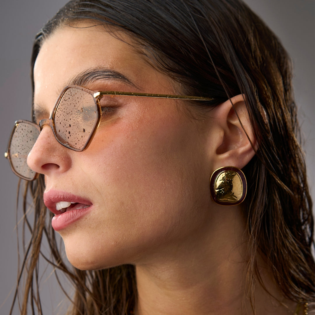 Brincos Ovalados Orgânicos