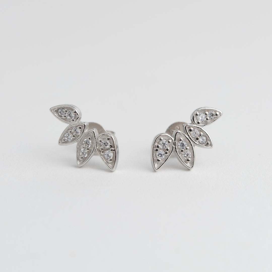 Brincos Crystal Petals