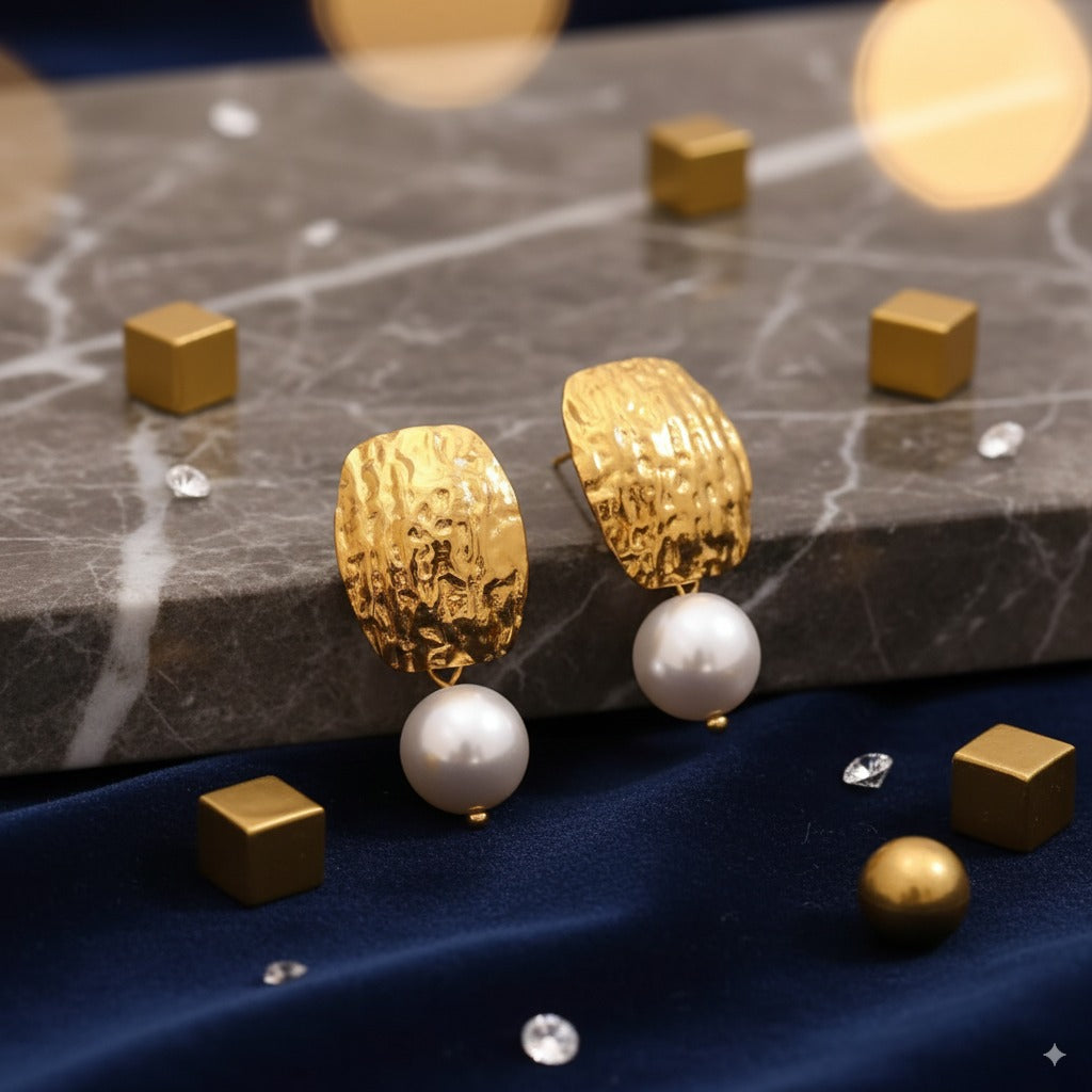 Brincos Orgânicos Pérola