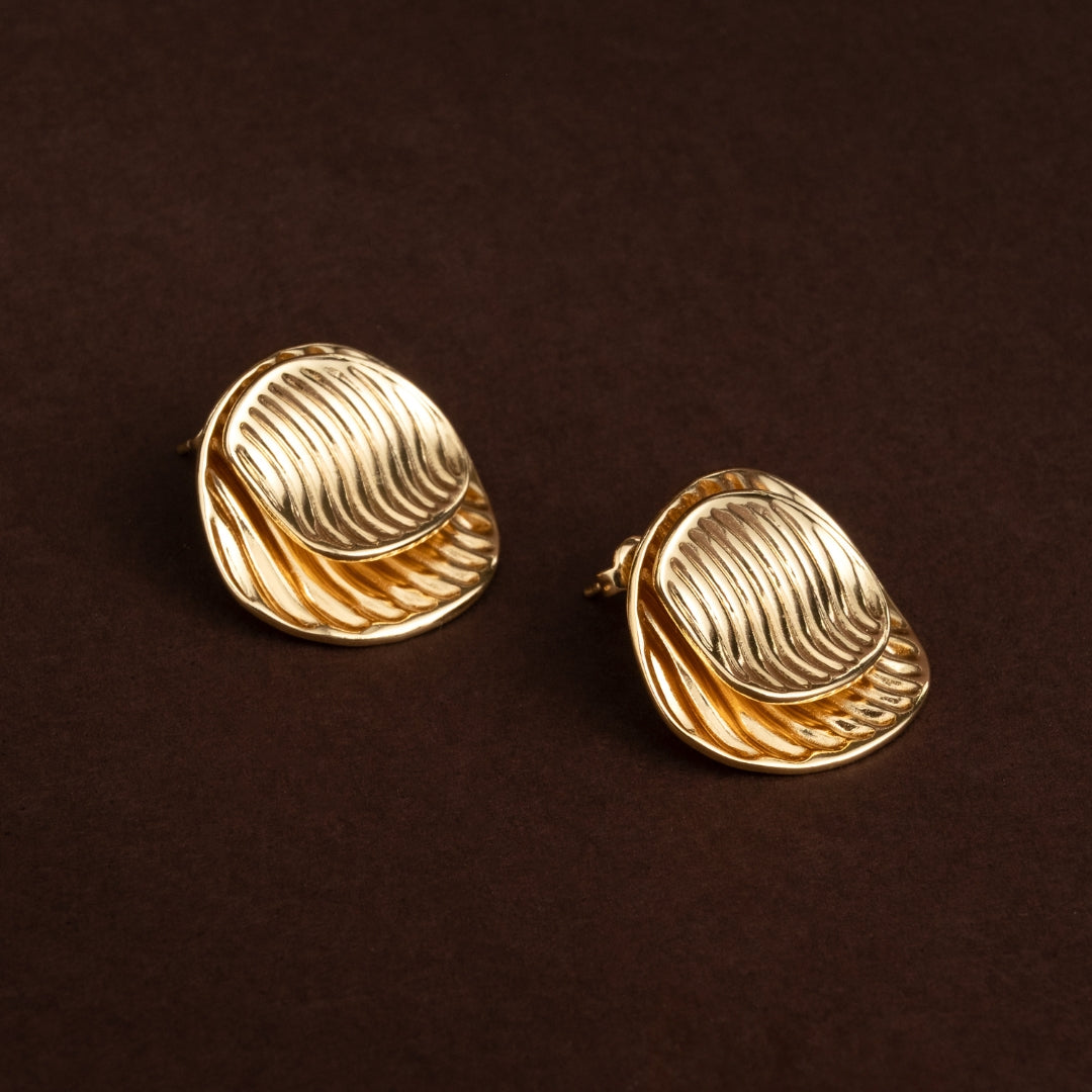 Brincos Aura Ondulada