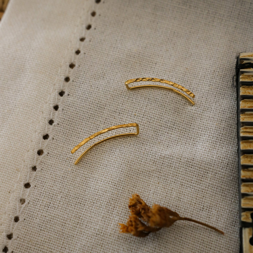 Brincos Corridos Martelados