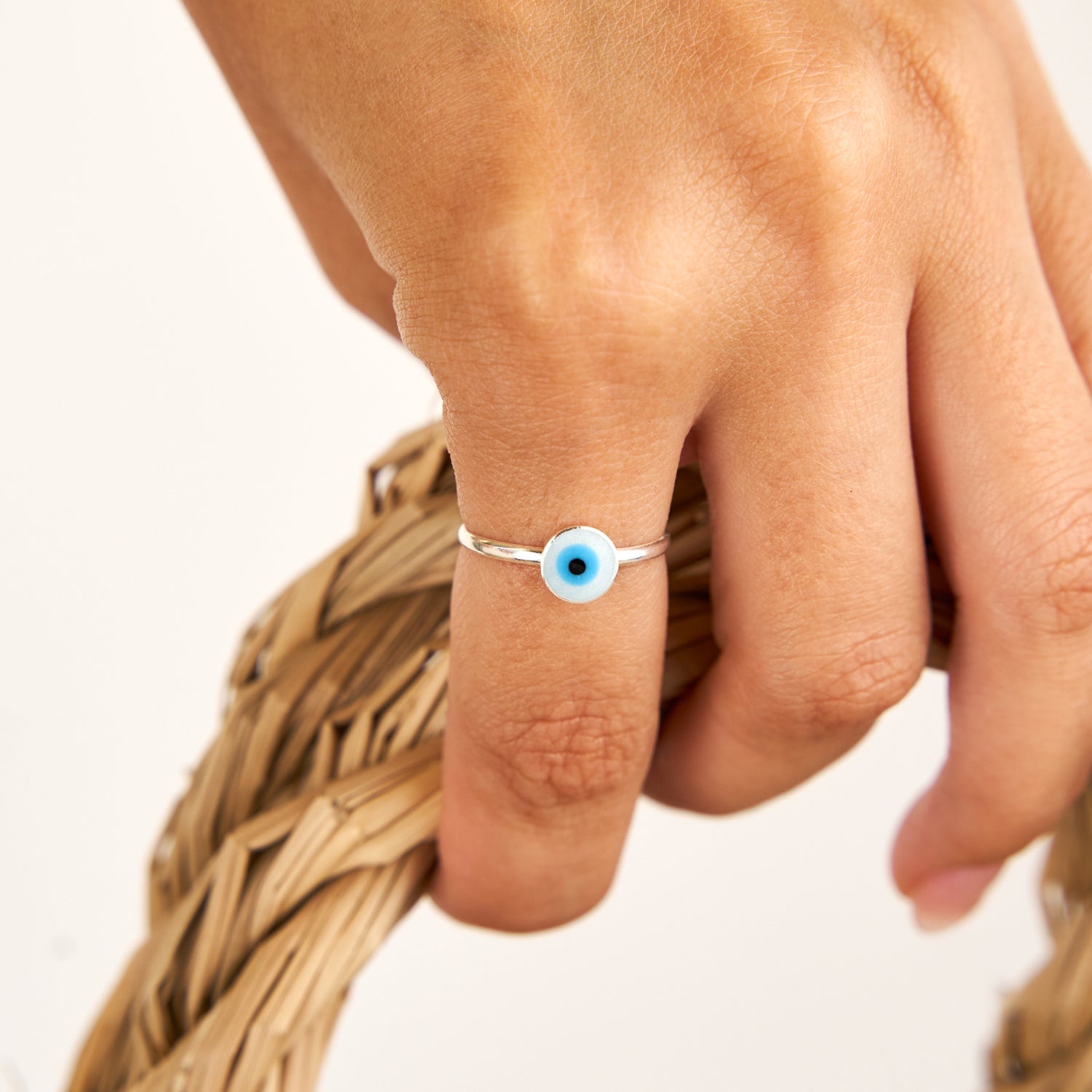 Anel Olho Turco Madrepérola